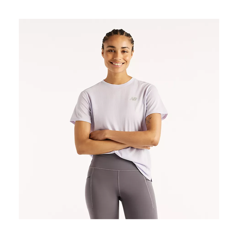 New Balance Women's RC Essential T-Shirt Smoked Violet