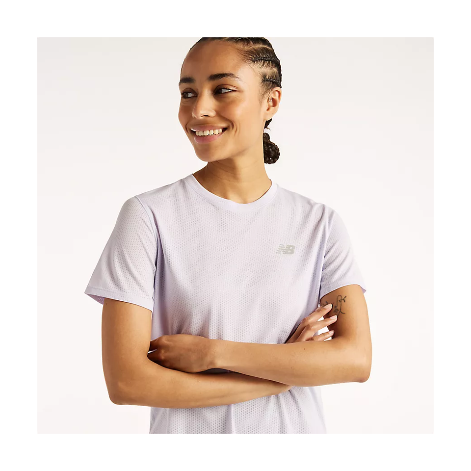 New Balance Women's RC Essential T-Shirt Smoked Violet