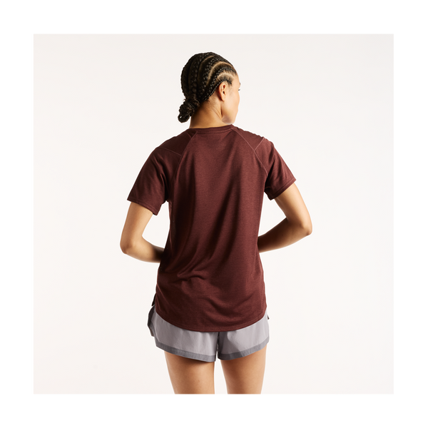 New Balance Women's RC Essential T-Shirt Cherry Leather