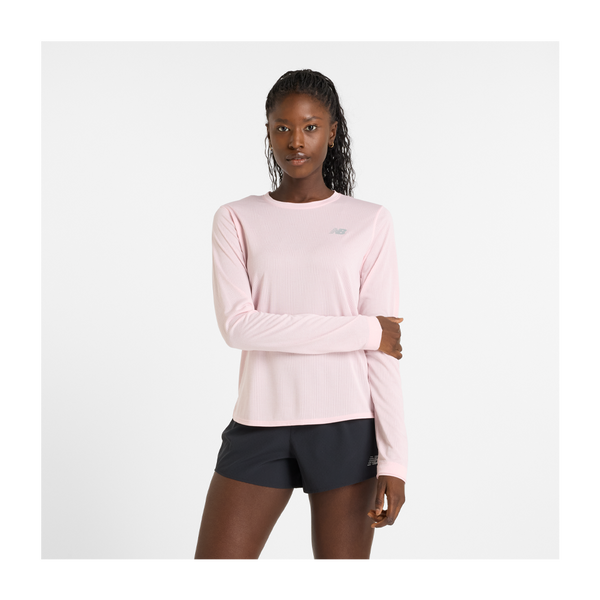 New Balance Women's Athletics Long Sleeve Rose Sugar