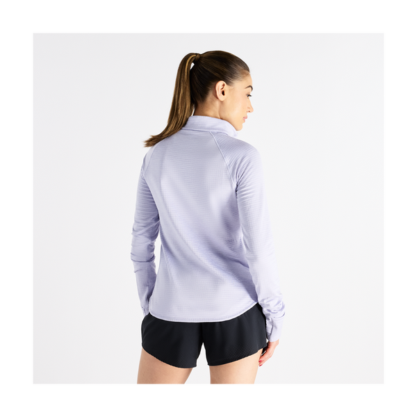 New Balance Women's RC Essential Heat Grid 1/2 Zip Smoked Violet
