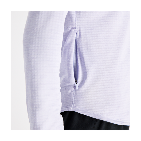 New Balance Women's RC Essential Heat Grid 1/2 Zip Smoked Violet