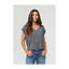 DUER Women's PurePima Dolman V-Neck Washed Grey