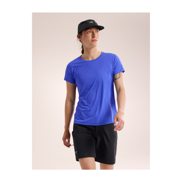 Arc'teryx Women's Taema Crew Neck Shirt SS Electra Heather