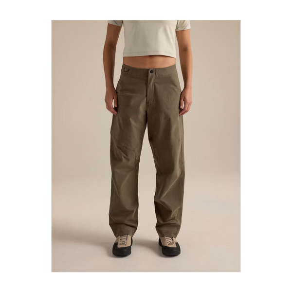 Arc'teryx Women's Clarkia Cotton Wide Leg Pant Mongoose