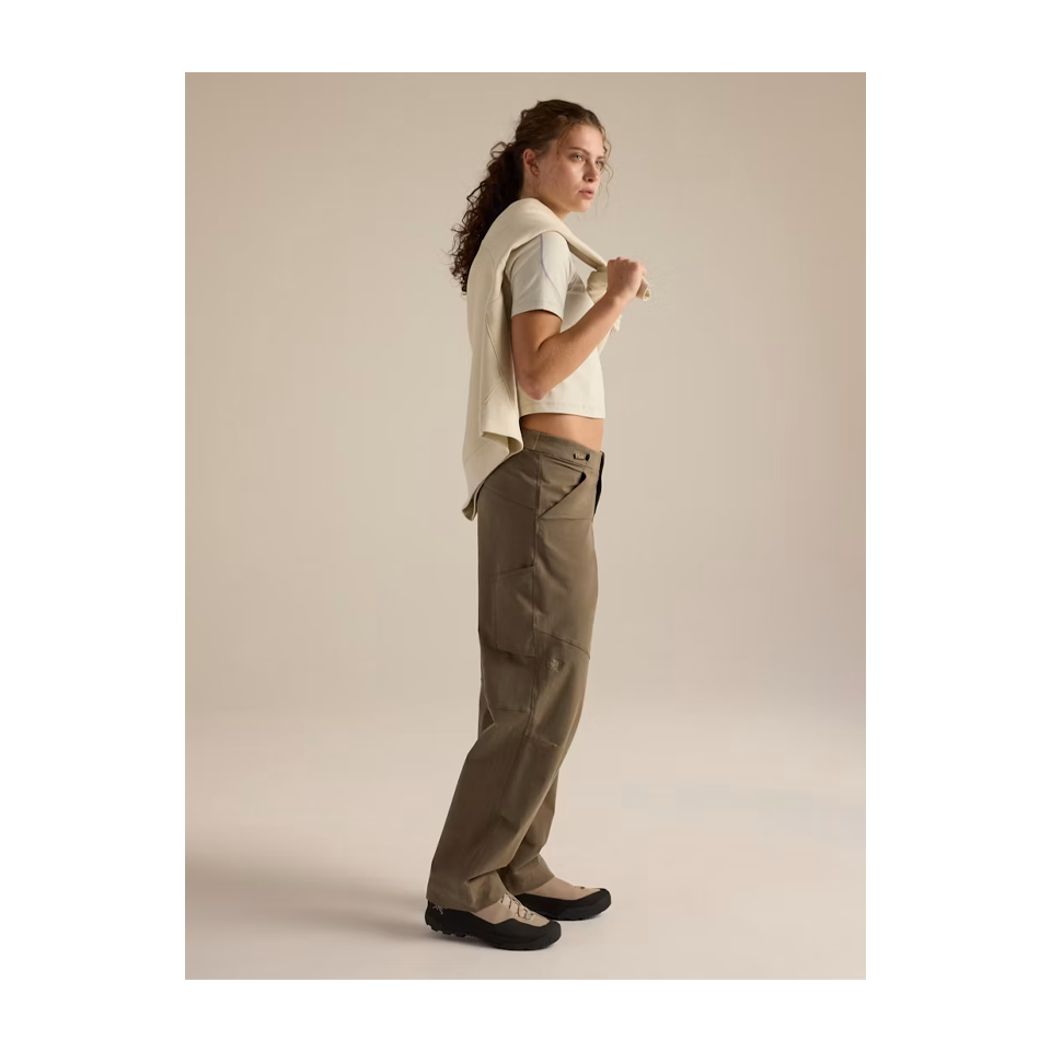 Arc'teryx Women's Clarkia Cotton Wide Leg Pant Mongoose Secondary image