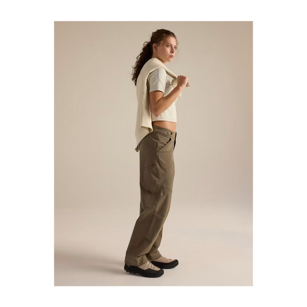 Arc'teryx Women's Clarkia Cotton Wide Leg Pant Mongoose