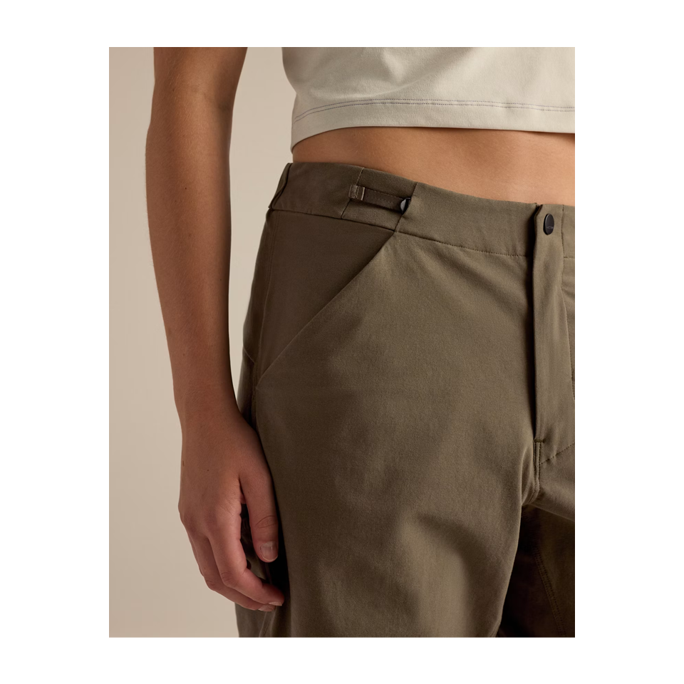 Arc'teryx Women's Clarkia Cotton Wide Leg Pant Mongoose