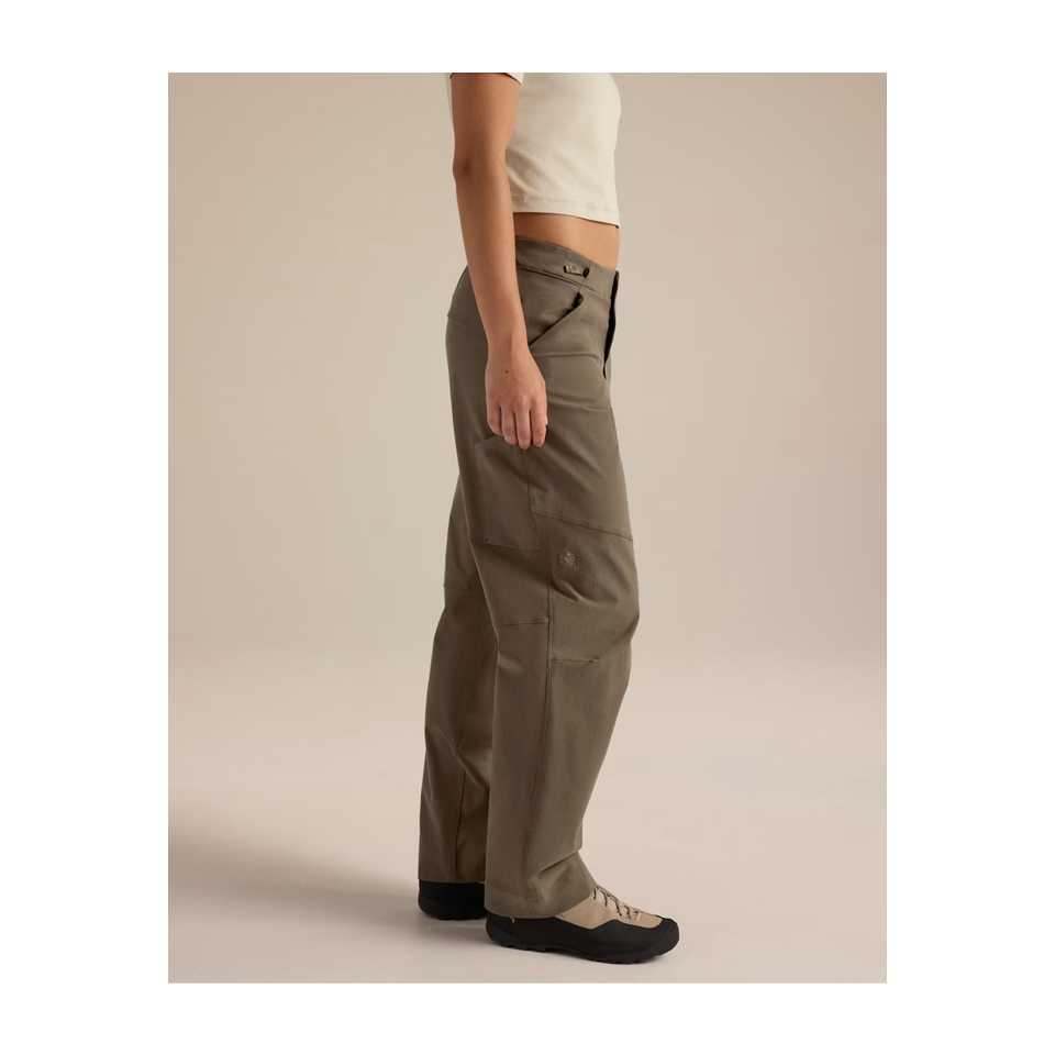 Arc'teryx Women's Clarkia Cotton Wide Leg Pant Mongoose