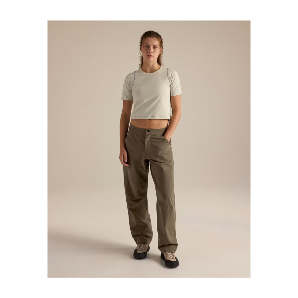 Arc'teryx Women's Clarkia Cotton Wide Leg Pant Mongoose