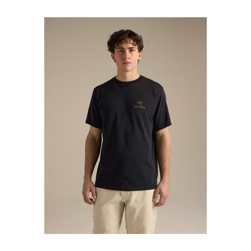 Arc'teryx Men's Kragg SL Cotton Bird Word Shirt SS 24K Black Main image