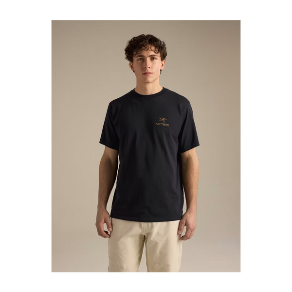 Arc'teryx Men's Kragg SL Cotton Bird Word Shirt SS 24K Black