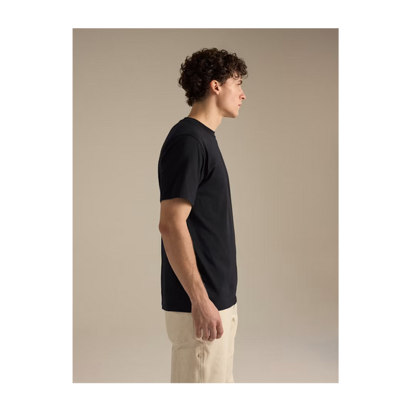 Arc'teryx Men's Kragg SL Cotton Bird Word Shirt SS 24K Black