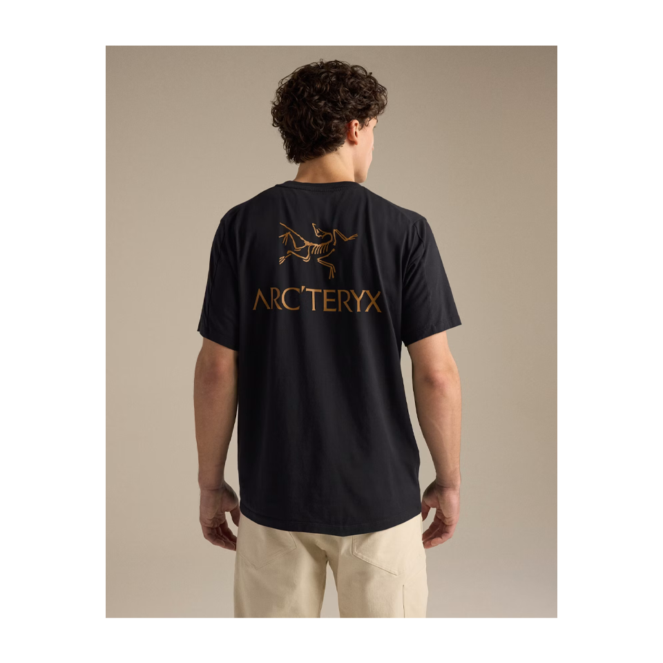 Arc'teryx Men's Kragg SL Cotton Bird Word Shirt SS 24K Black