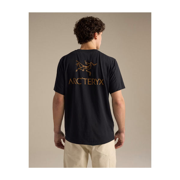 Arc'teryx Men's Kragg SL Cotton Bird Word Shirt SS 24K Black