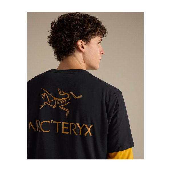 Arc'teryx Men's Kragg SL Cotton Bird Word Shirt SS 24K Black