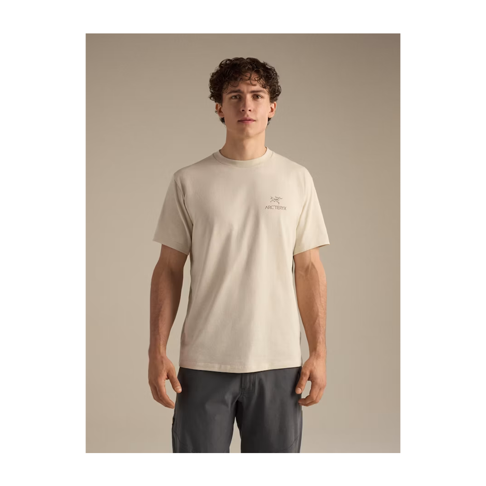 Arc'teryx Men's Kragg SL Cotton Bird Word Shirt SS Sea Salt/Mongoose
