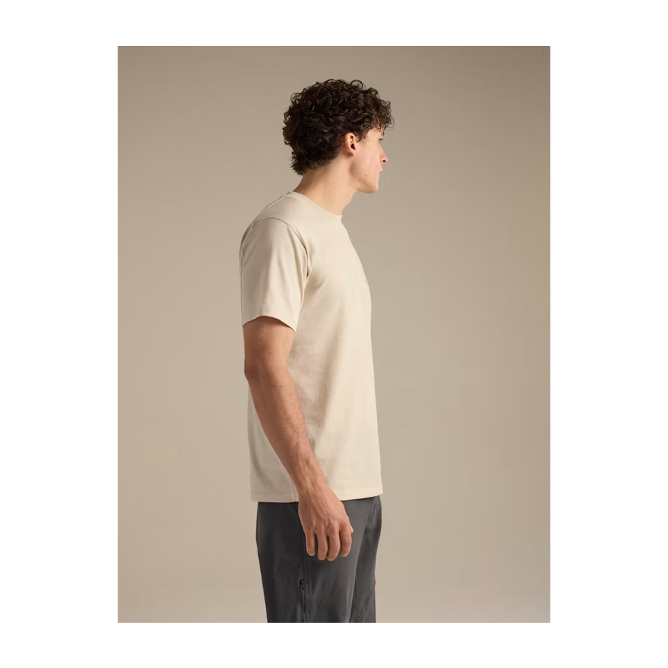 Arc'teryx Men's Kragg SL Cotton Bird Word Shirt SS Sea Salt/Mongoose
