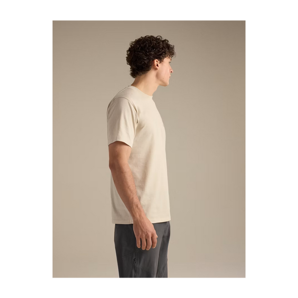 Arc'teryx Men's Kragg SL Cotton Bird Word Shirt SS Sea Salt/Mongoose