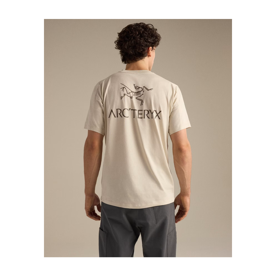 Arc'teryx Men's Kragg SL Cotton Bird Word Shirt SS Sea Salt/Mongoose