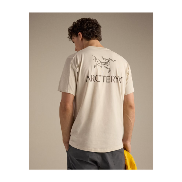 Arc'teryx Men's Kragg SL Cotton Bird Word Shirt SS Sea Salt/Mongoose