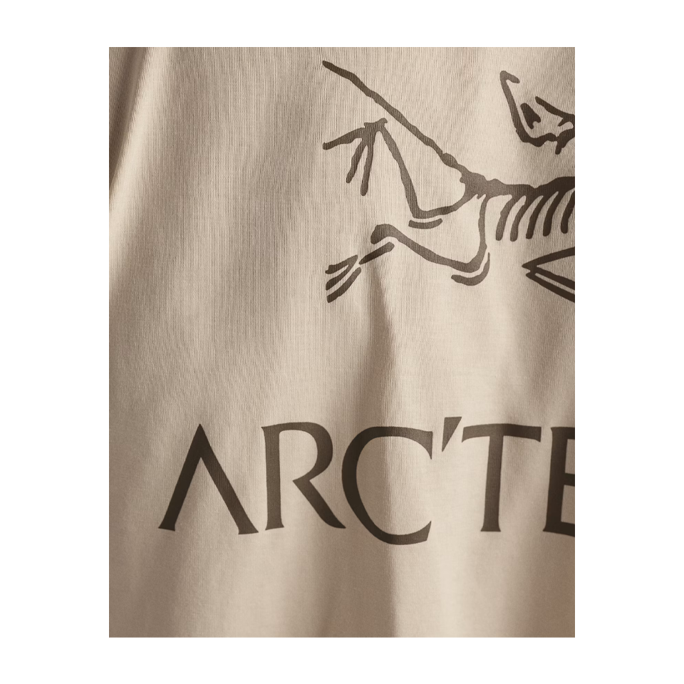 Arc'teryx Men's Kragg SL Cotton Bird Word Shirt SS Sea Salt/Mongoose