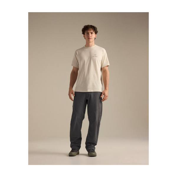 Arc'teryx Men's Kragg SL Cotton Bird Word Shirt SS Sea Salt/Mongoose