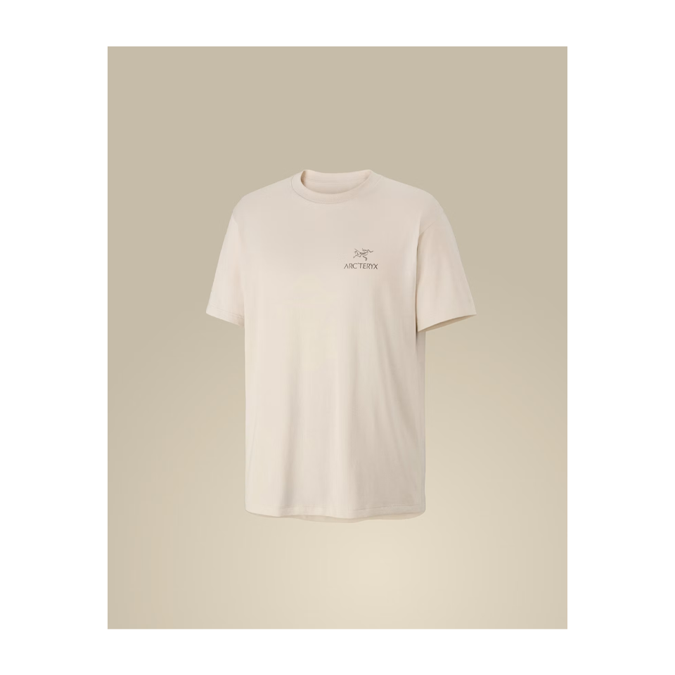 Arc'teryx Men's Kragg SL Cotton Bird Word Shirt SS Sea Salt/Mongoose