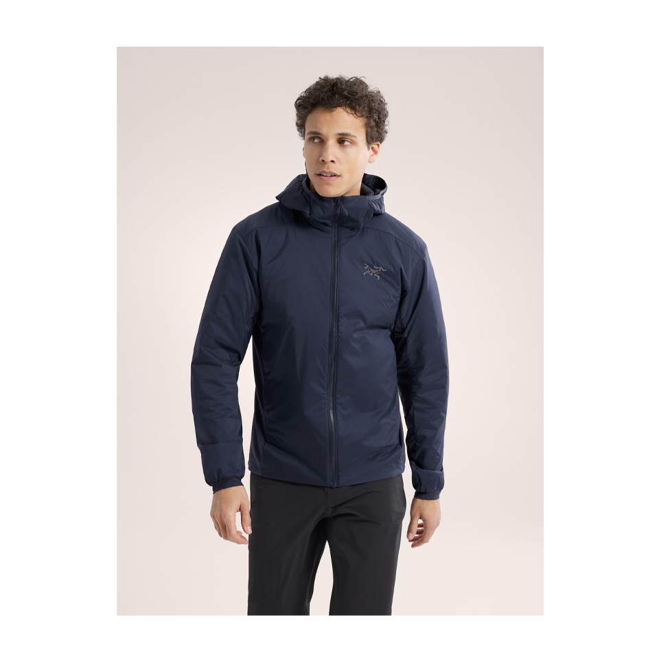 Arc'teryx Men's Atom Hoody Black Sapphire - Play Stores Inc Arc'teryx Men's Atom Hoody Black Sapphire - Play Stores Inc