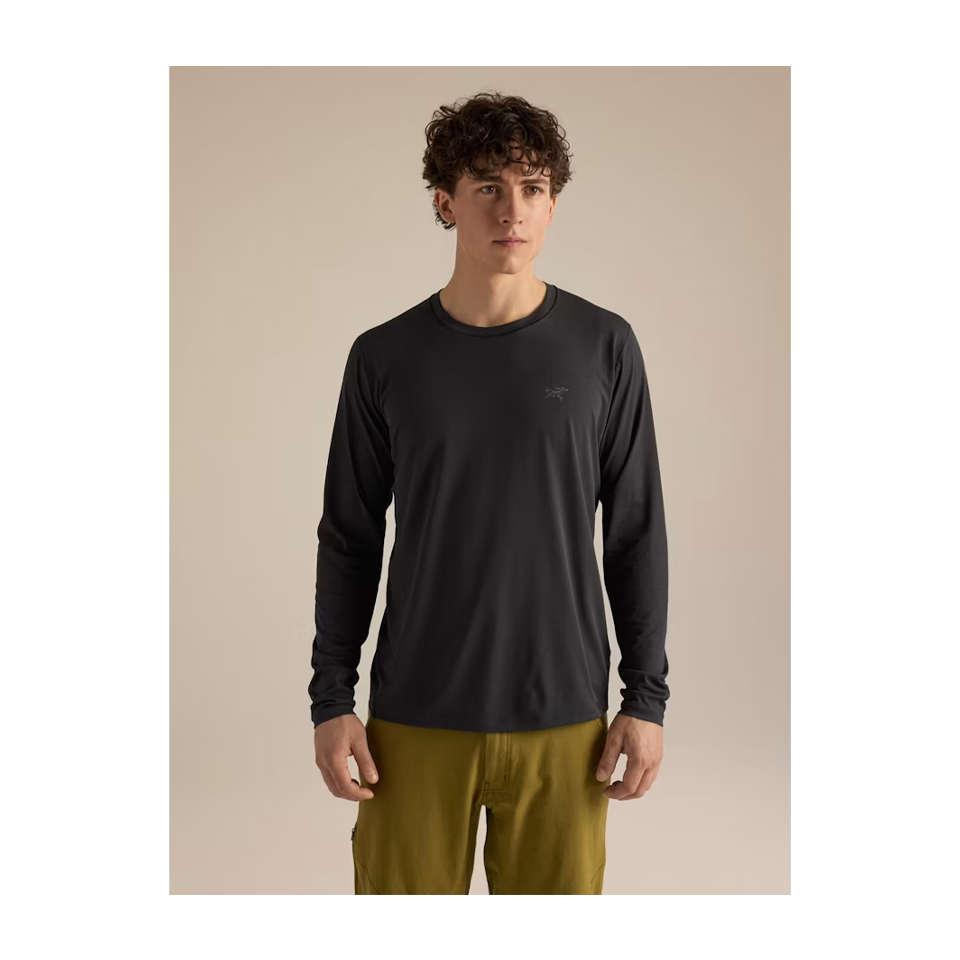 Arc'teryx Men's Cormac Crew Neck Shirt LS Black Main image