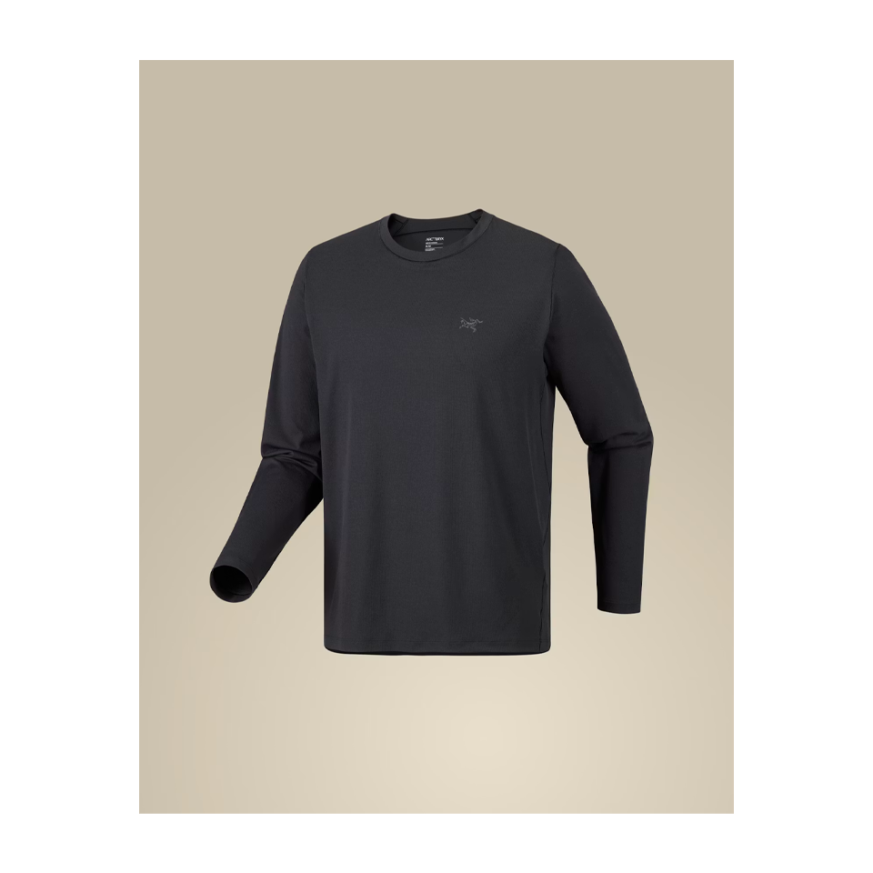Arc'teryx Men's Cormac Crew Neck Shirt LS Black