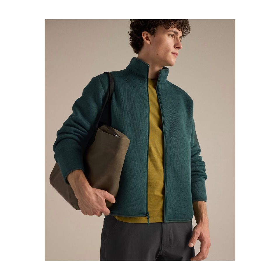 Arc'teryx Men's Covert Cardigan Dark Jade Heather