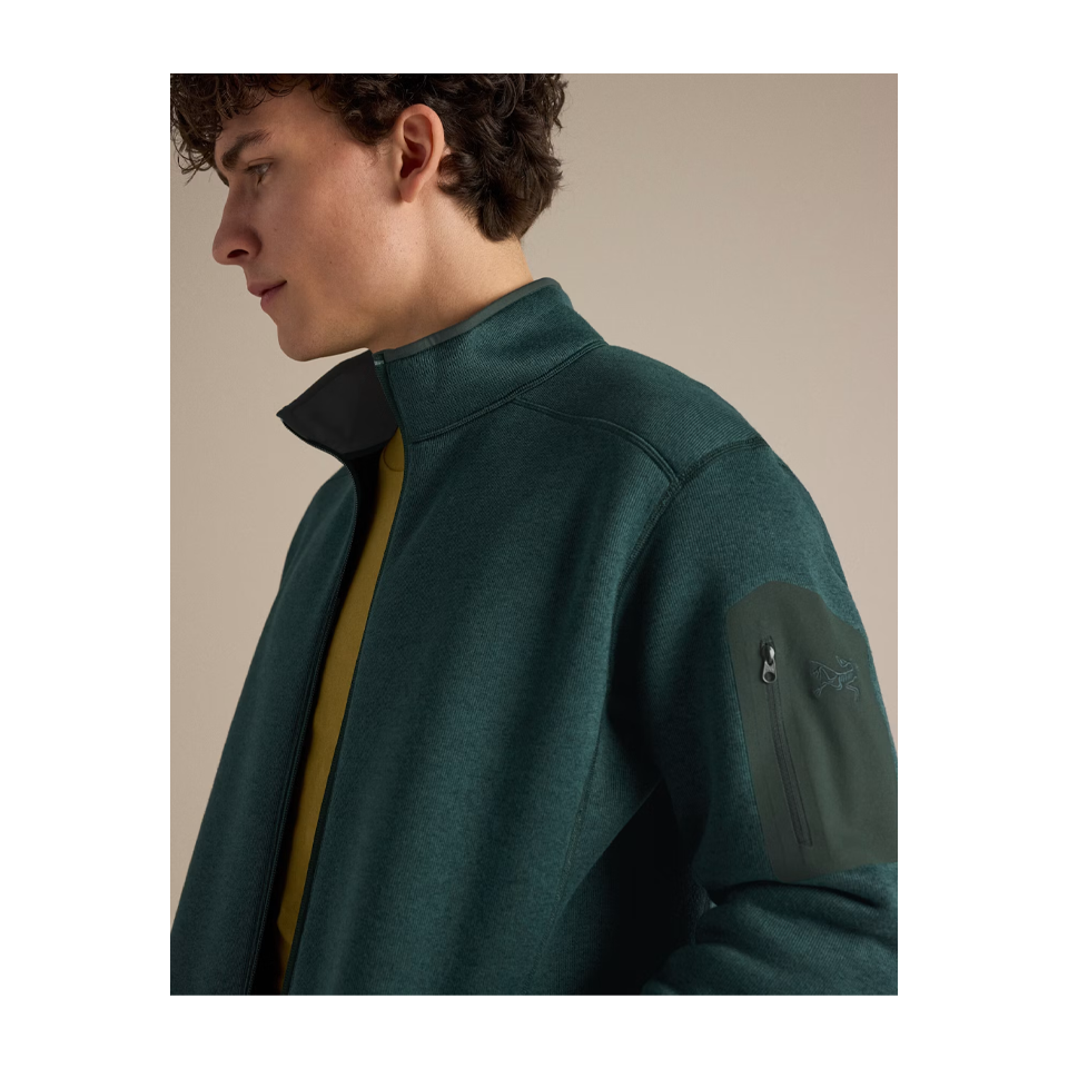 Arc'teryx Men's Covert Cardigan Dark Jade Heather