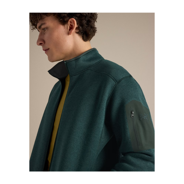Arc'teryx Men's Covert Cardigan Dark Jade Heather