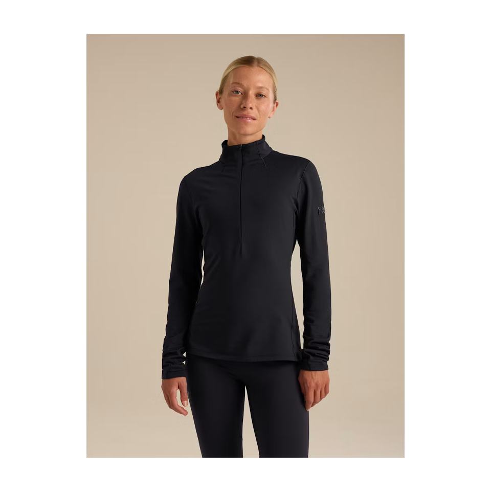 Arc'teryx Women's Rho Zip Neck Black