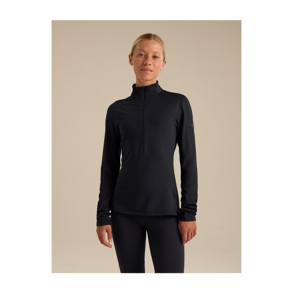 Arc'teryx Women's Rho Zip Neck Black