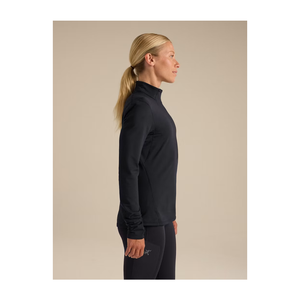 Arc'teryx Women's Rho Zip Neck Black