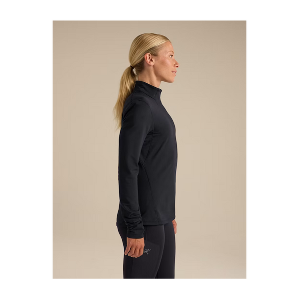 Arc'teryx Women's Rho Zip Neck Black