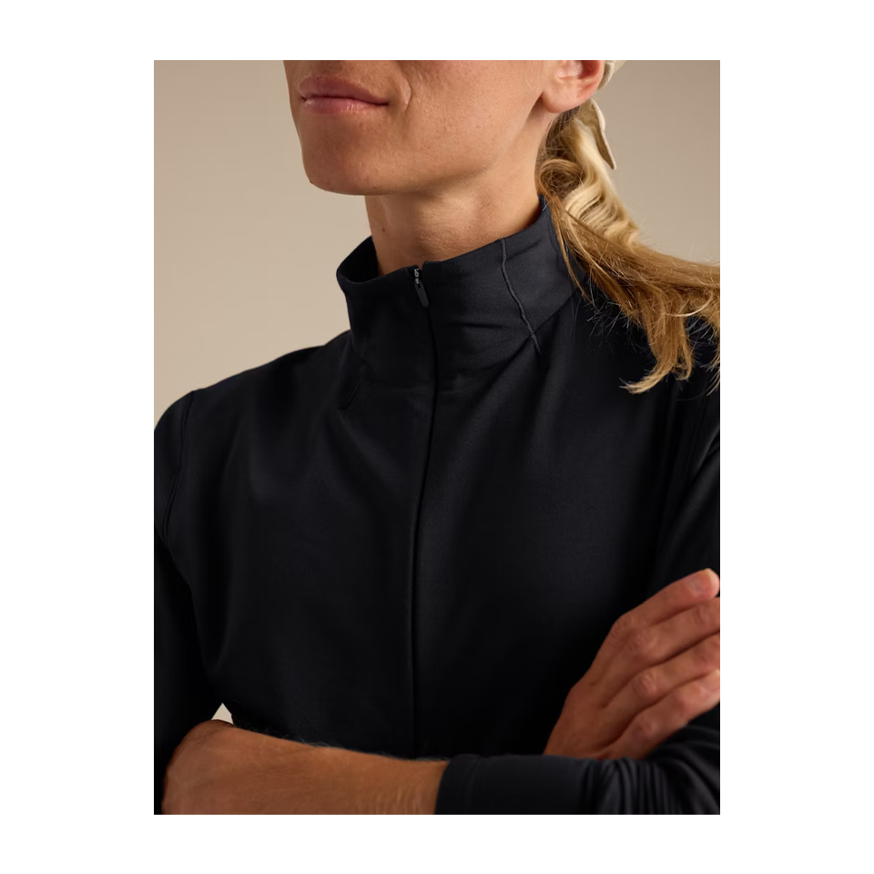 Arc'teryx Women's Rho Zip Neck Black