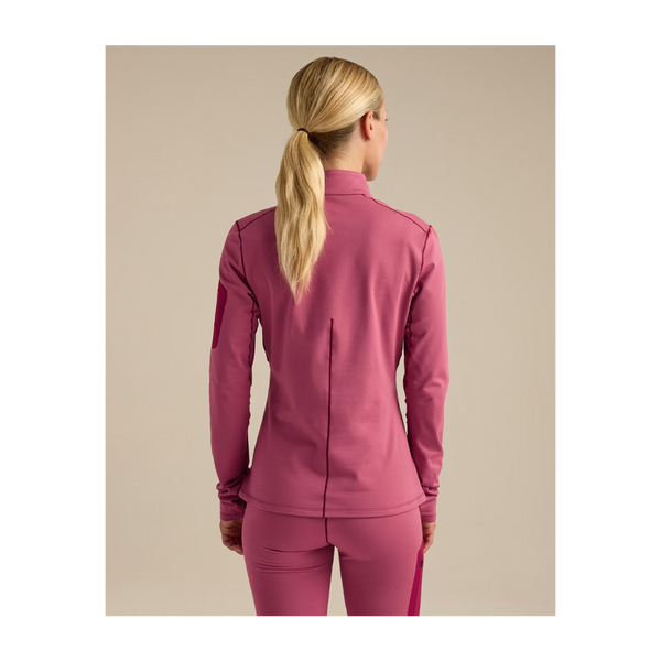 Arc'teryx Women's Rho Zip Neck LT Rene/Rene/Rocket