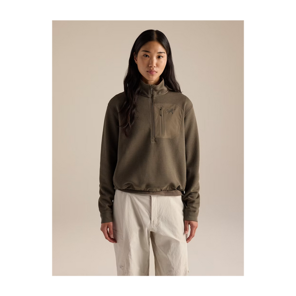 Arc'teryx Women's Olera Zip Neck Mongoose