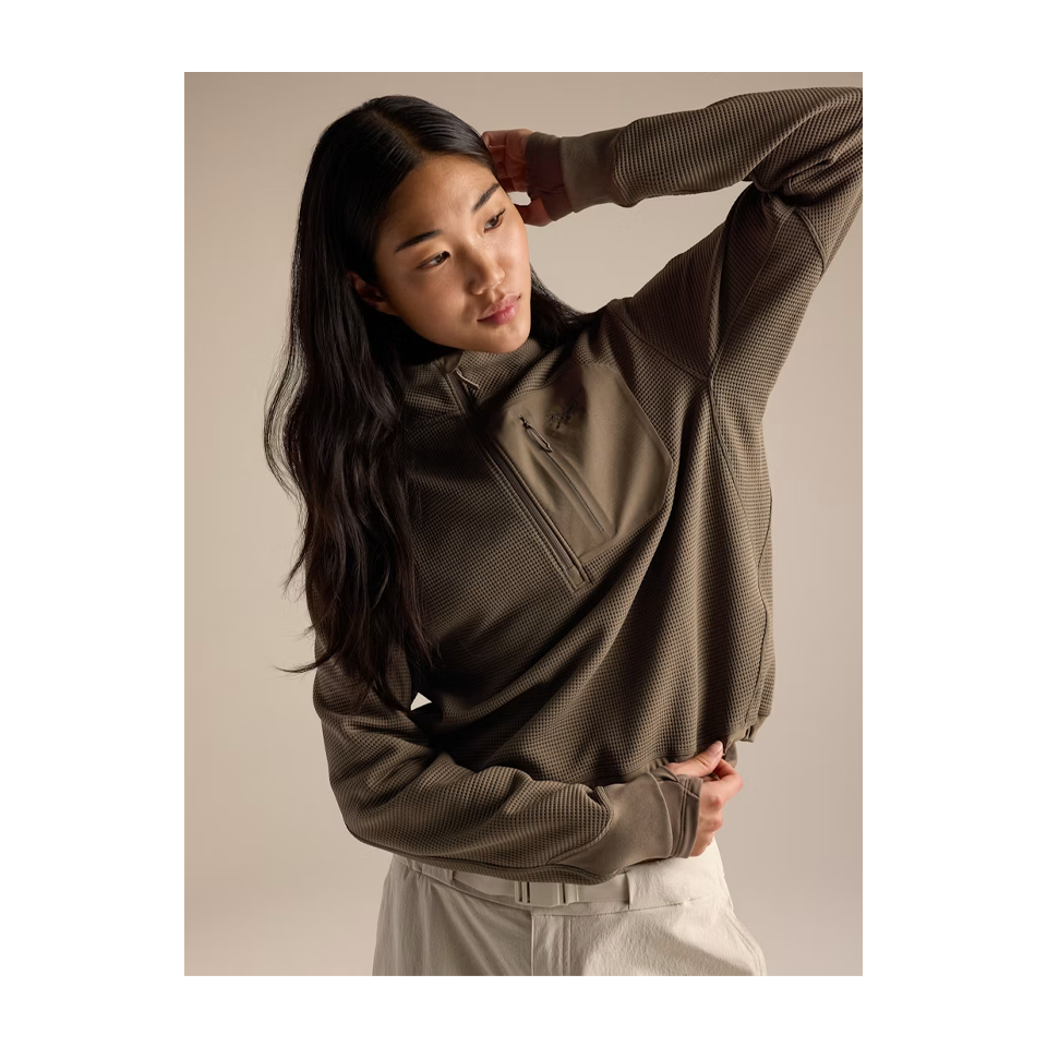 Arc'teryx Women's Olera Zip Neck Mongoose Secondary image