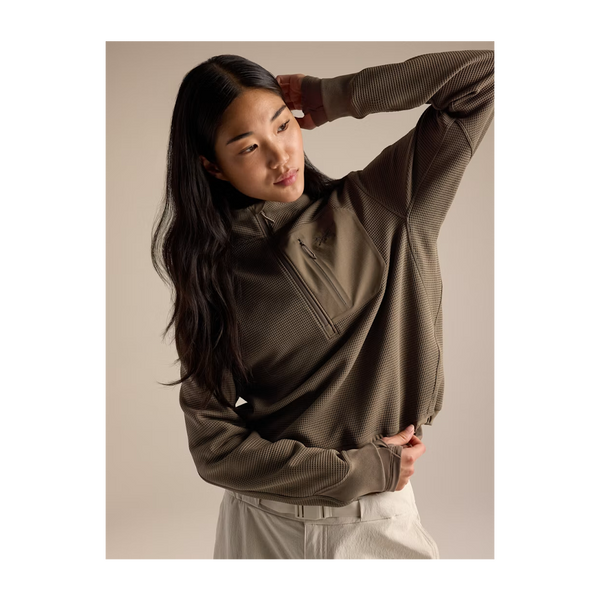 Arc'teryx Women's Olera Zip Neck Mongoose