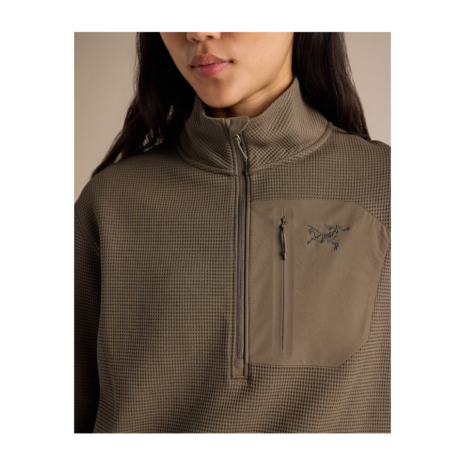 Arc'teryx Women's Olera Zip Neck Mongoose