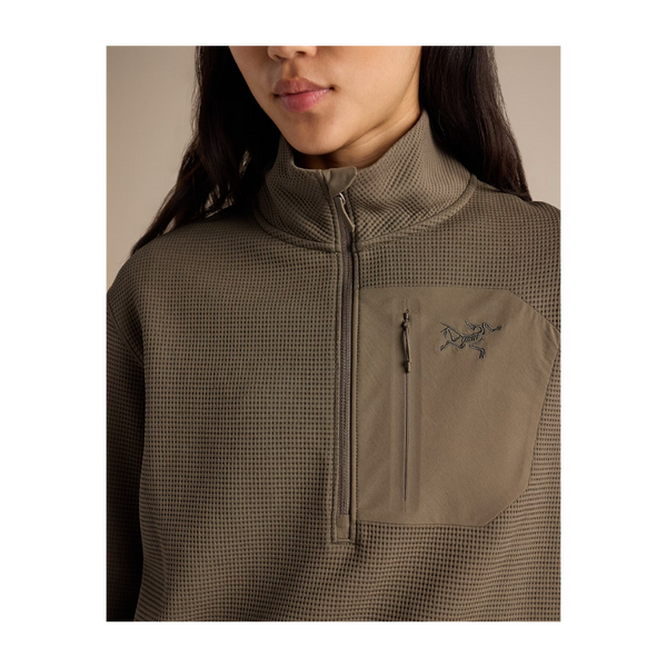 Arc'teryx Women's Olera Zip Neck Mongoose