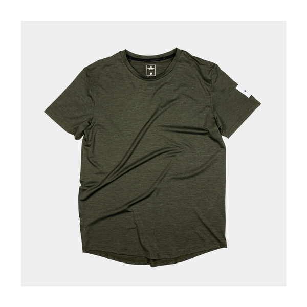 SAYSKY Men's Clean Pace T-Shirt Green