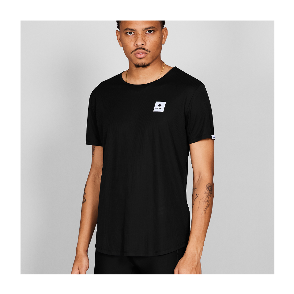 SAYSKY Men's Clean Combat Pro T-Shirt Black Main image