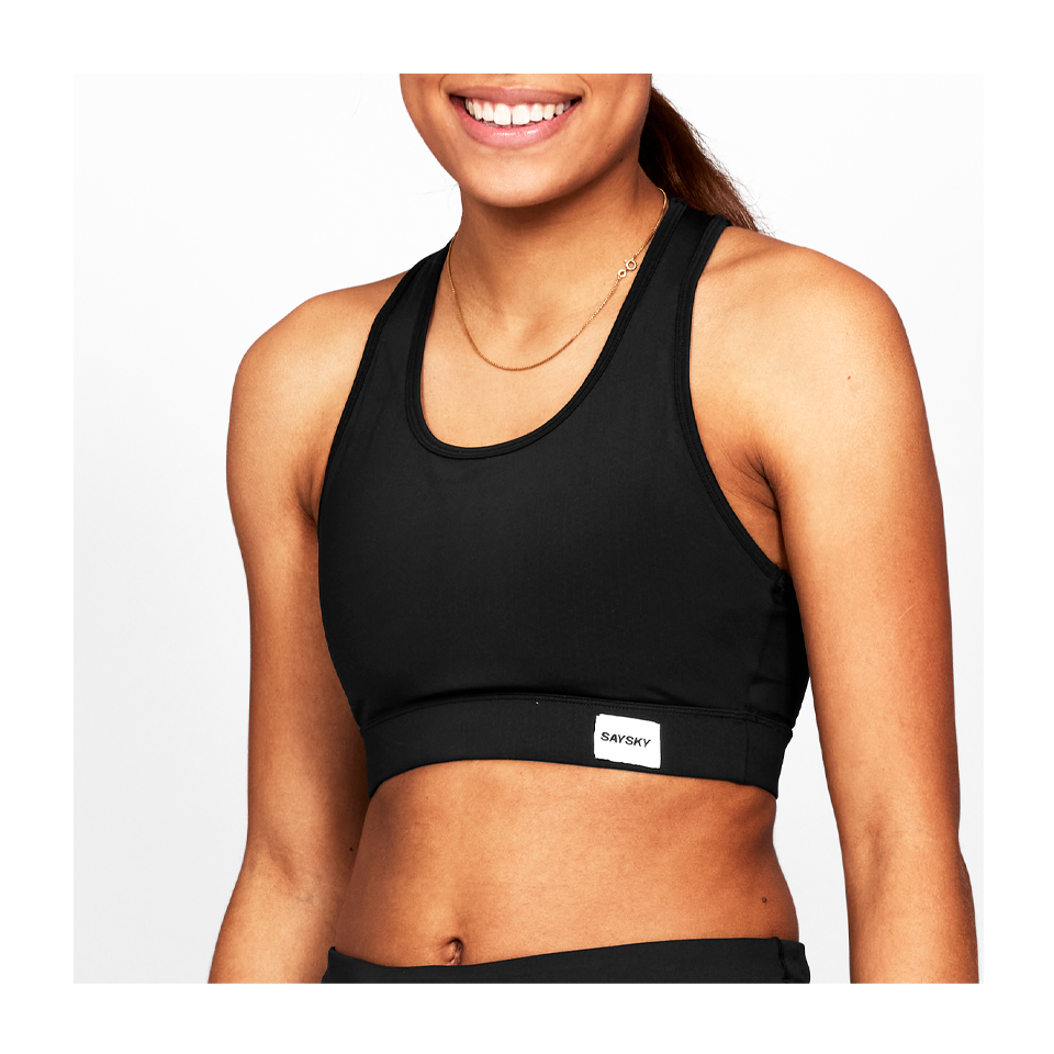 SAYSKY Women's Clean Combat Sports Bra Black