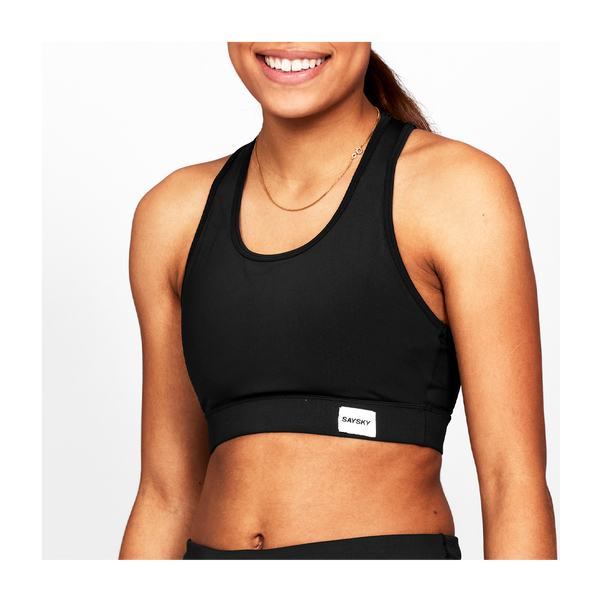 SAYSKY Women's Clean Combat Sports Bra Black