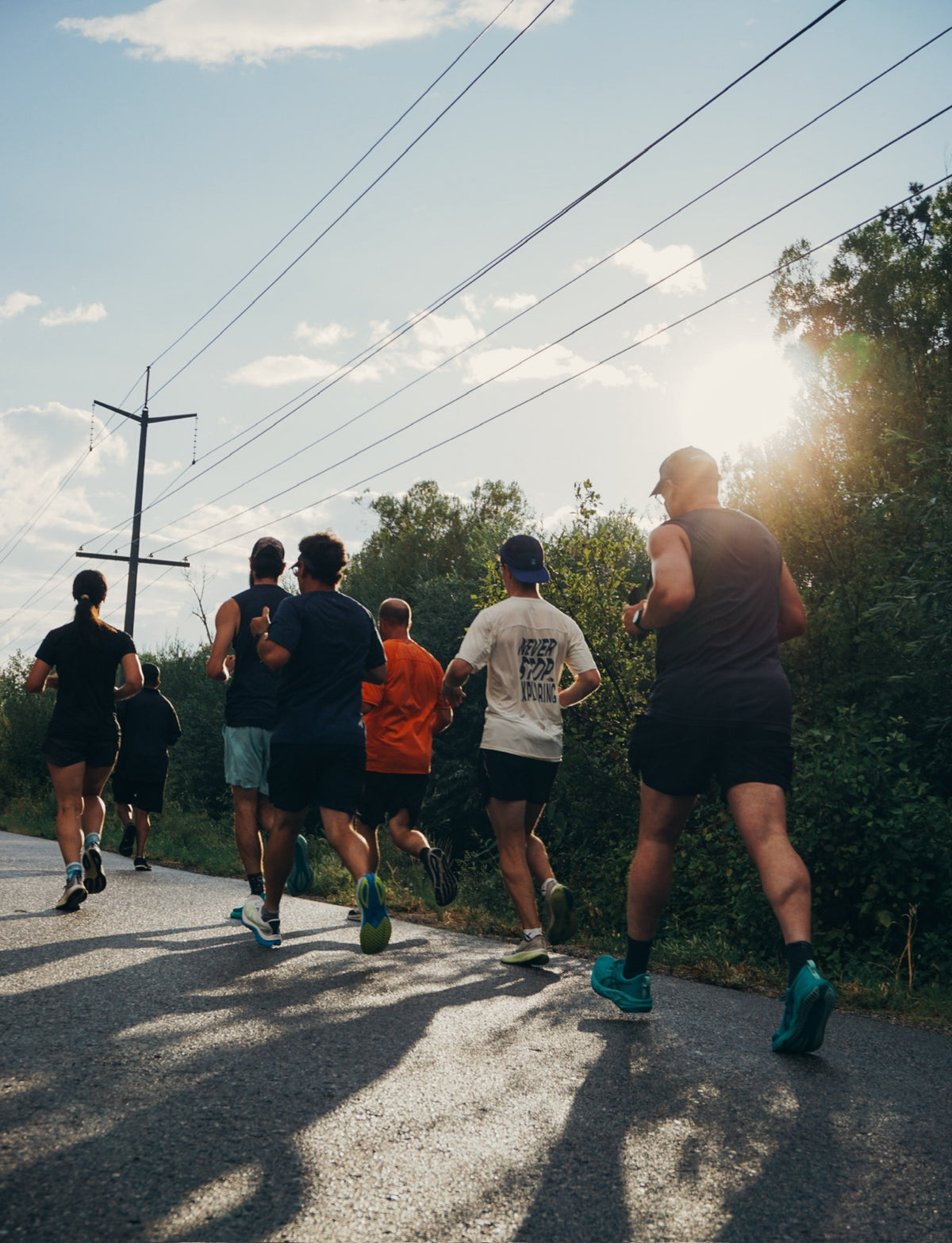 Men's running apparel